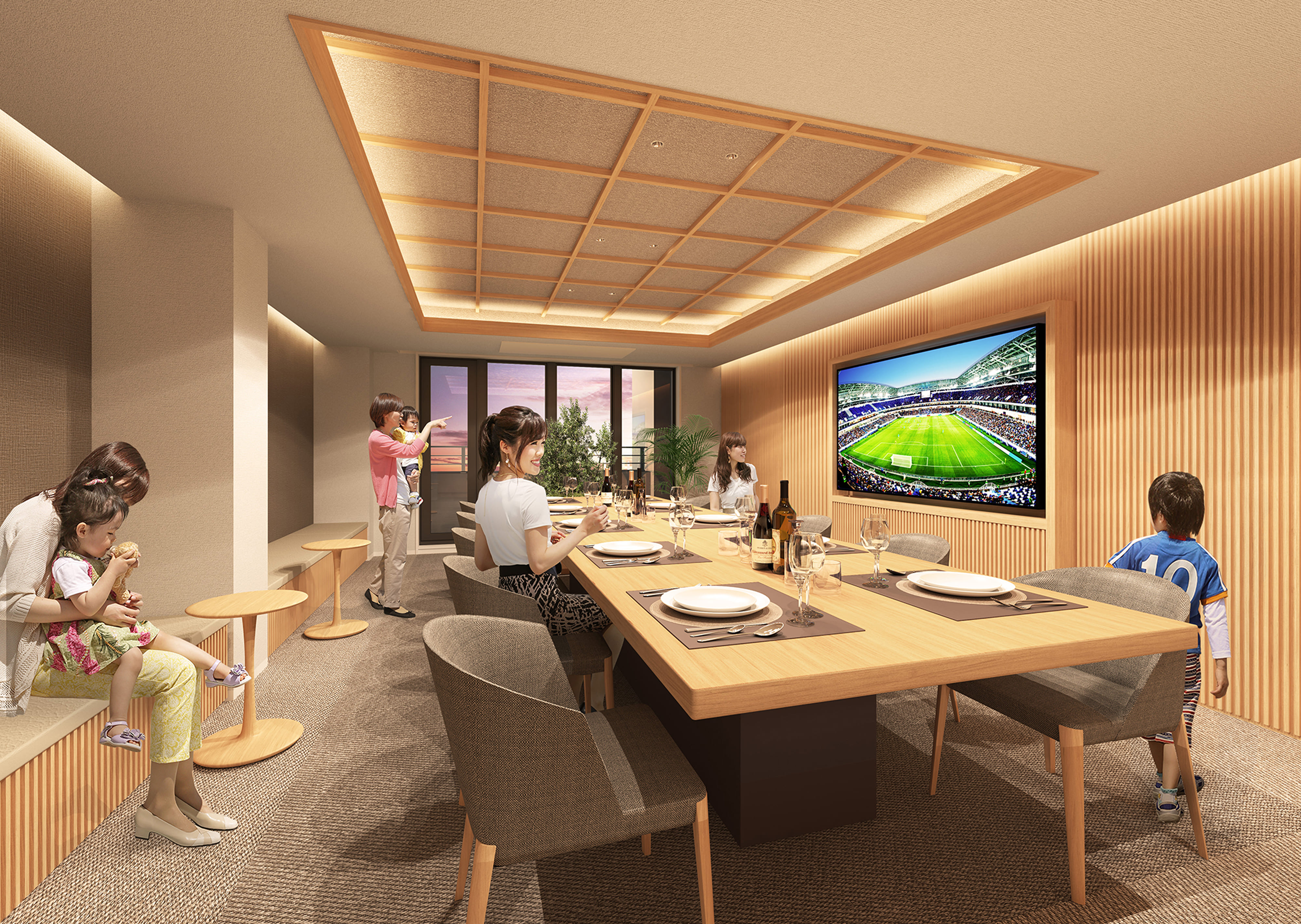 スカイラウンジ完成予想図